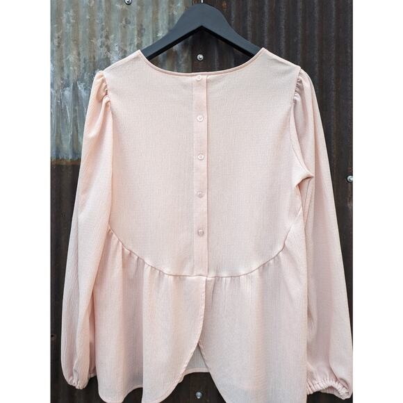 Lularoe Vivian Blouse XS Pink Romantic Ballet Girlcore Fairy Ethereal Feminine - Picture 1 of 10